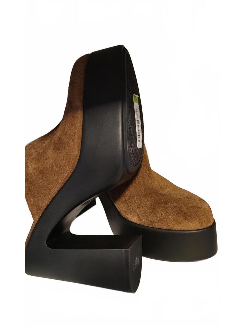 Gianni Bini Gianni Bono Brown Suede Clog Platform Mules Women's Sexy Size 10 M - Picture 8 of 9